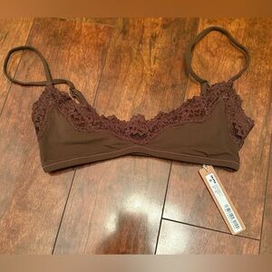 SKIMS Fits Everybody Lace Scoop Bralette XXS